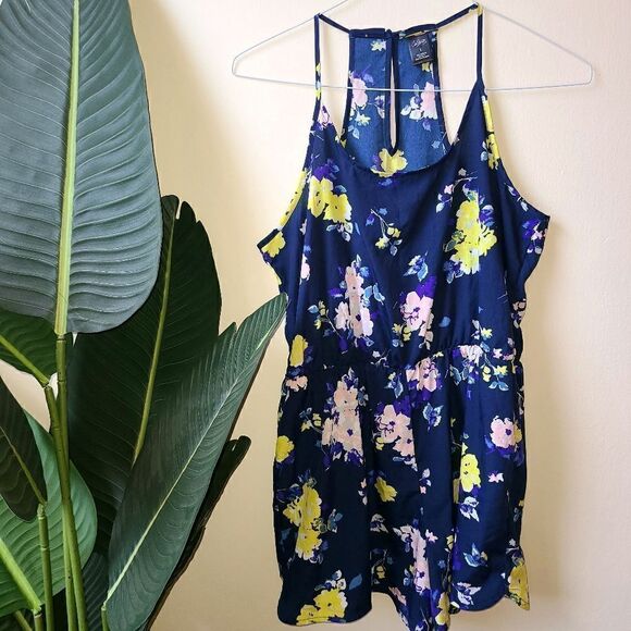 City Streets Floral Print Romper - Picture 1 of 13